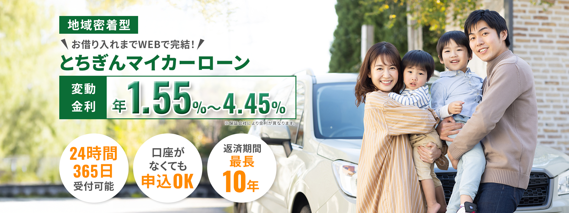 とちぎんマイカーローン