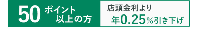 50ポイント以上の方