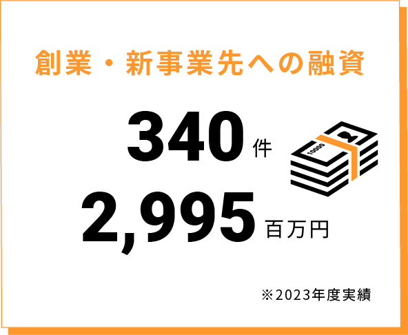 創業・新事業先への融資